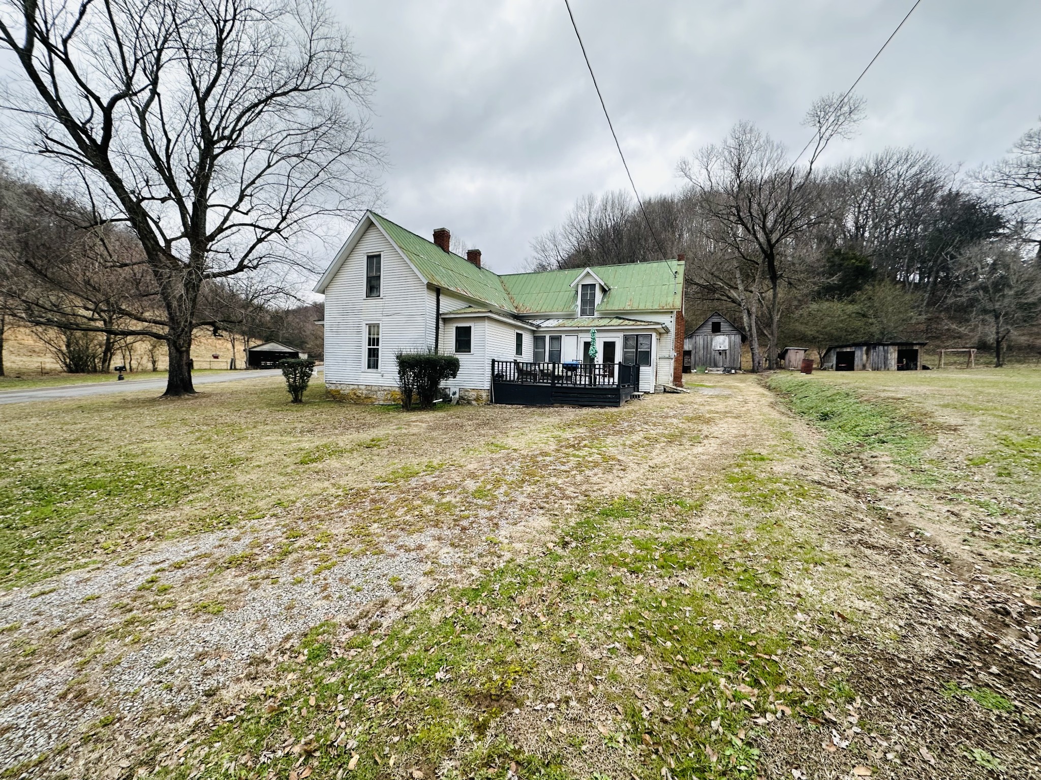 247 Hamestring Road Fayetteville, TN 37334 - Photo 9 of 29 a view of a house with a yard covered with snow and plants