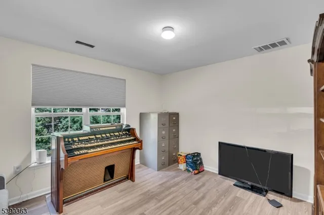 a kitchen with a stove and a microwave