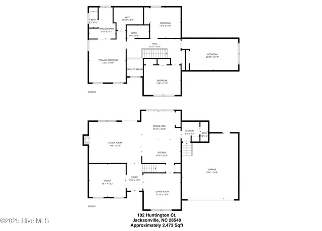 $2,200 | 102 Huntington Court, Jacksonville, NC 28540