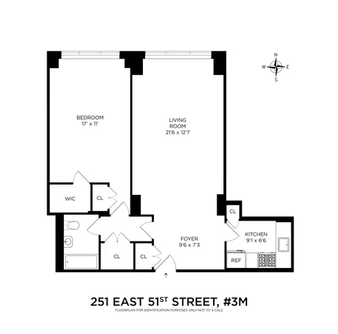 $645,000 | 251 East 51st Street, Unit 3M | Midtown East