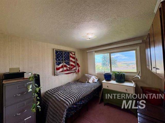 3197 Neeley Road American Falls, ID 83211 - Photo 19 of 45 Spacious room featuring a large window, textured wallpaper, and upper cabinetry