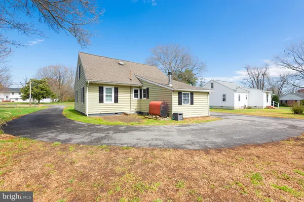 a view of house with backyard and swimming pool