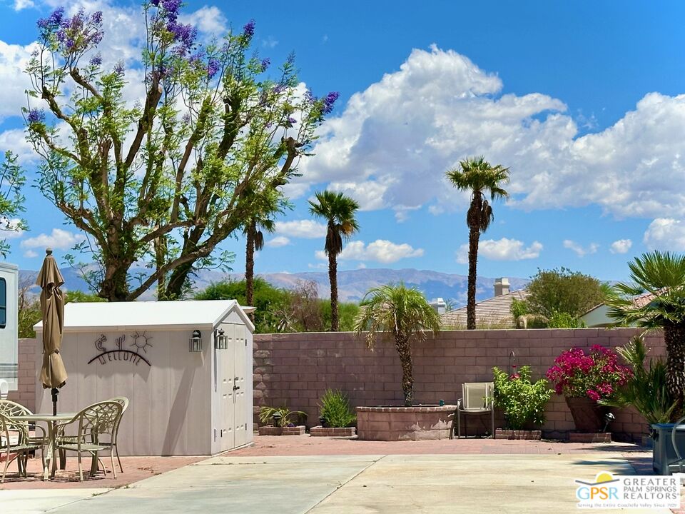 69801 Ramon Road, Unit 270 Cathedral City, CA 92234 - Photo 2 of 3 a view of a backyard