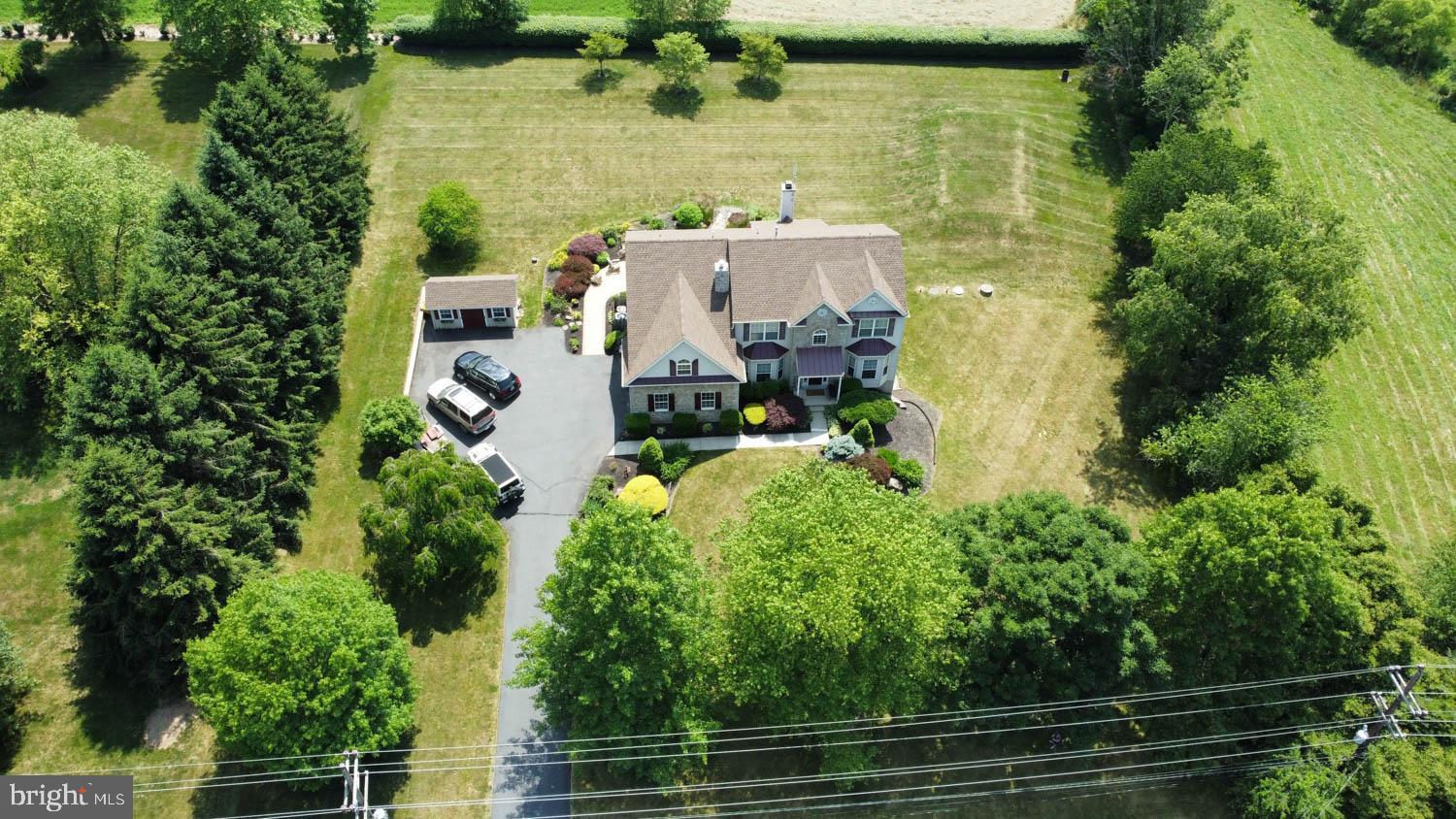 1026 Creamery Road Perkasie, PA 18944 - Photo 3 of 45 an aerial view of a house with outdoor space