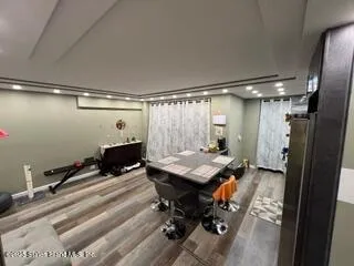 a room with musical instruments