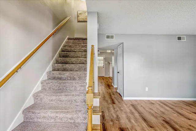 a view of an front door