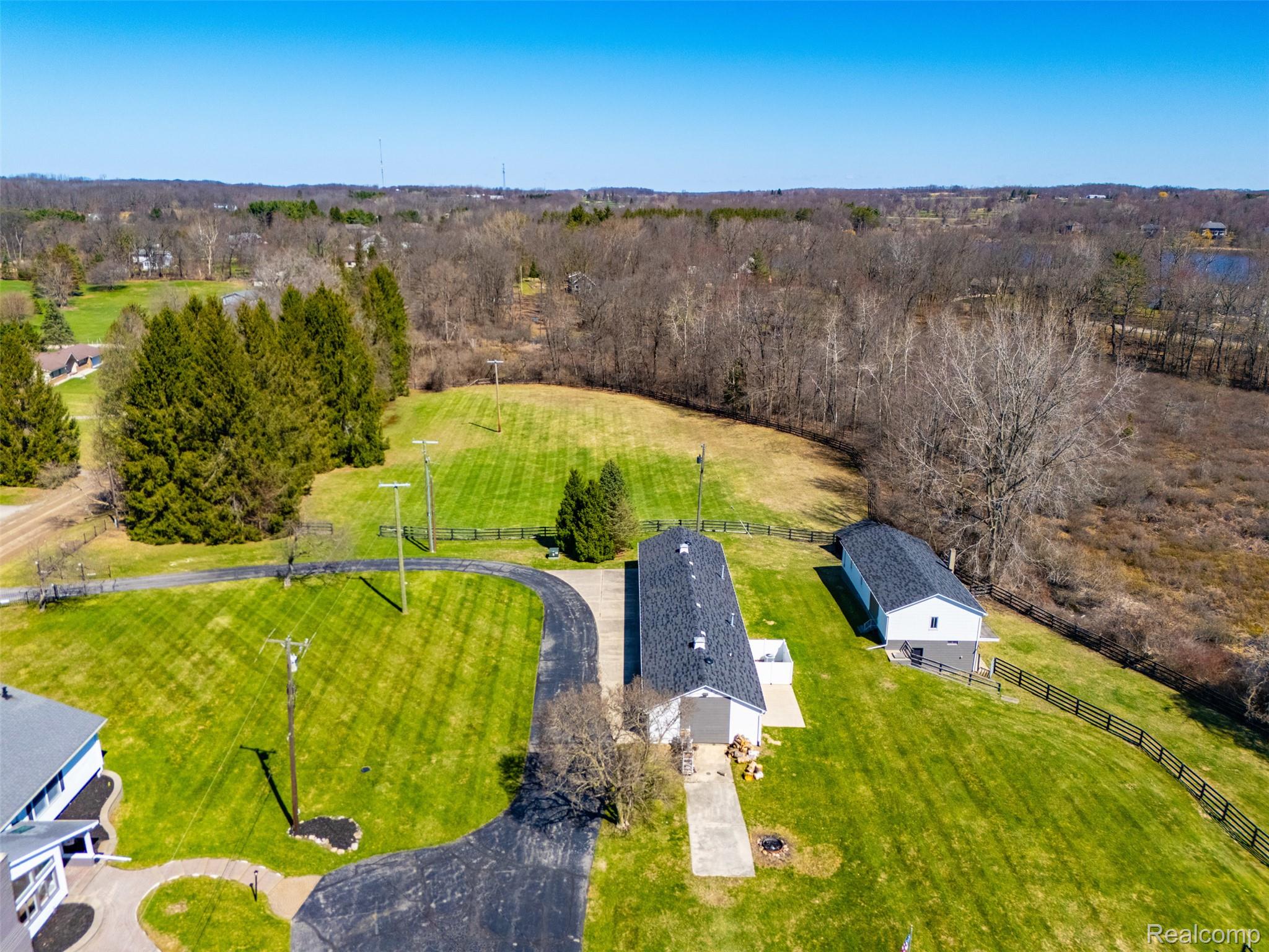 8636 Tindall Road Davisburg, MI 48350 - Photo 58 of 61 Aerial view of sparsely populated area
