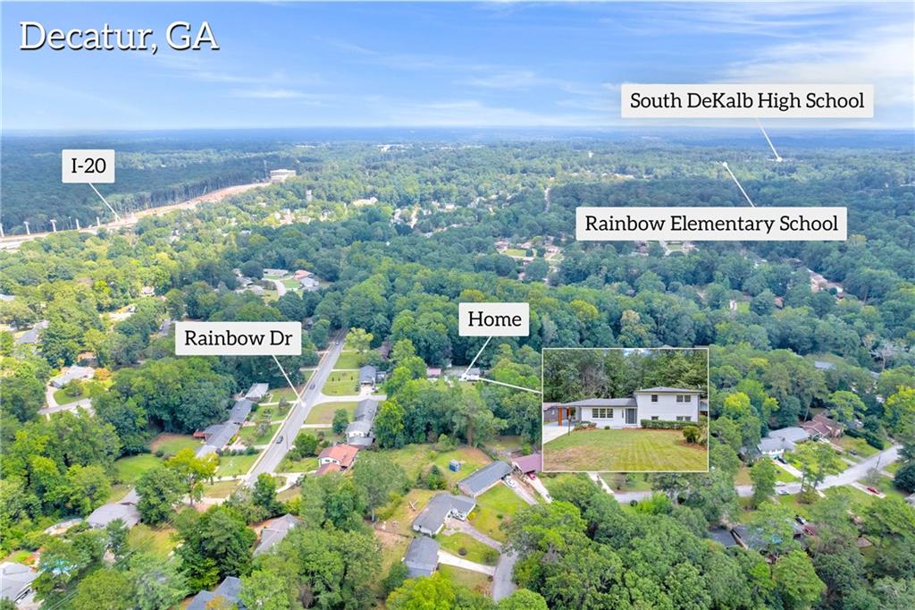 2678 Rainbow Forest Drive Decatur, GA 30034 - Photo 46 of 48 a view of a sign board with street view