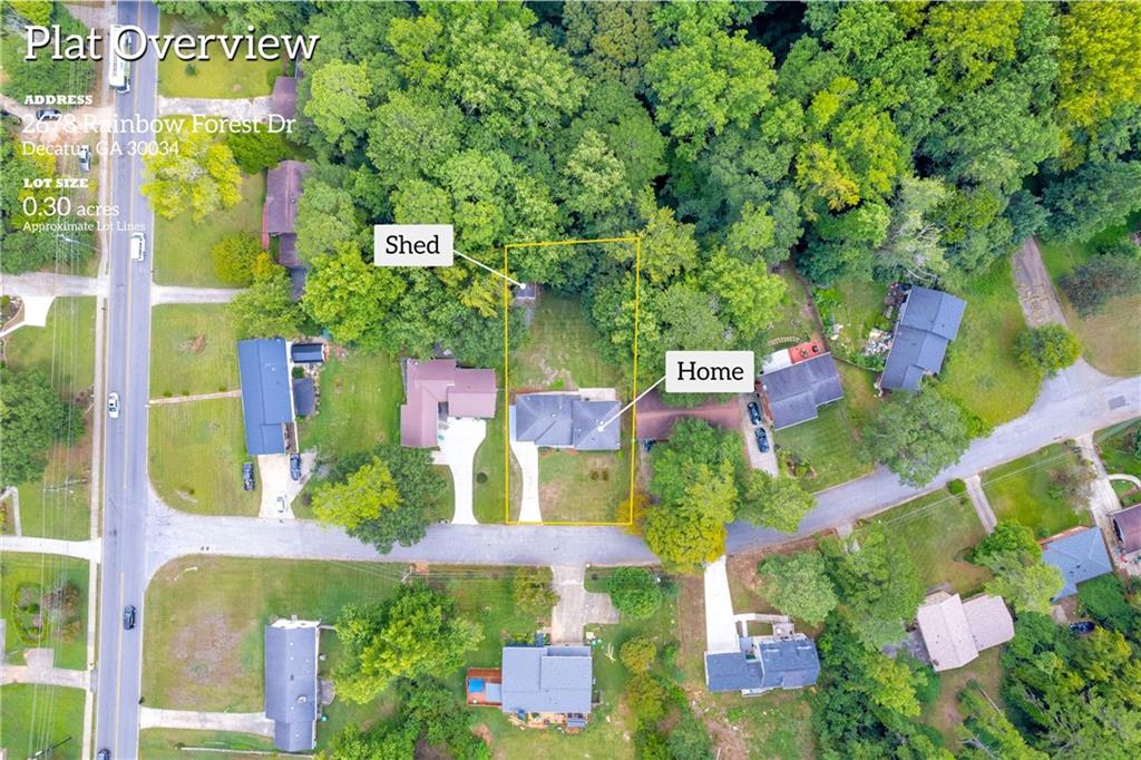 2678 Rainbow Forest Drive Decatur, GA 30034 - Photo 48 of 48 a sign that is on a tree