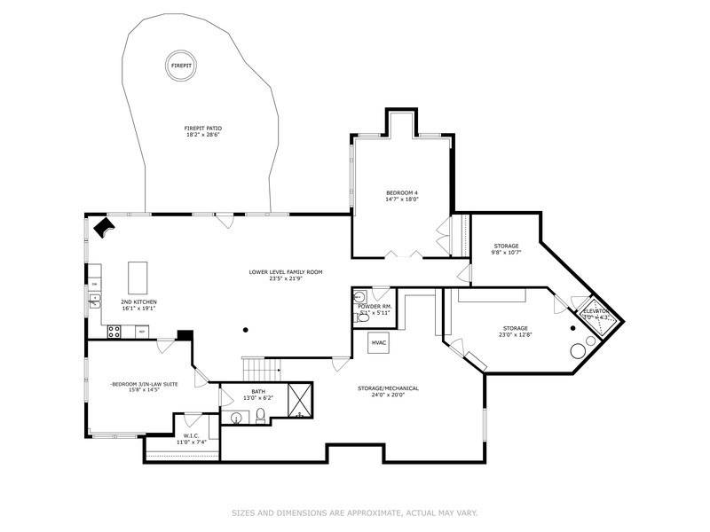 91 Roberts Road Inverness, IL 60067 - Photo 32 of 36 a picture of floor plan
