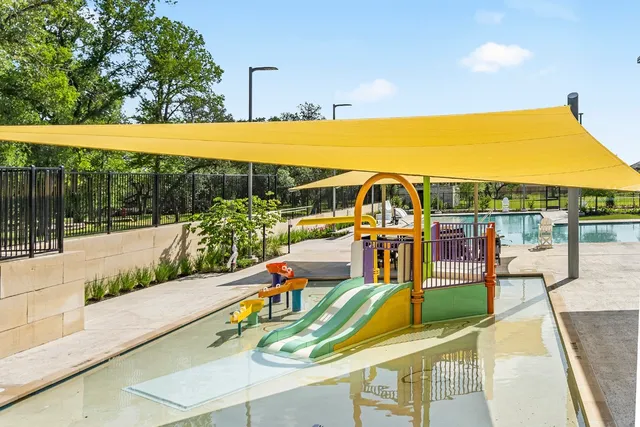 swimming pool with outdoor seating