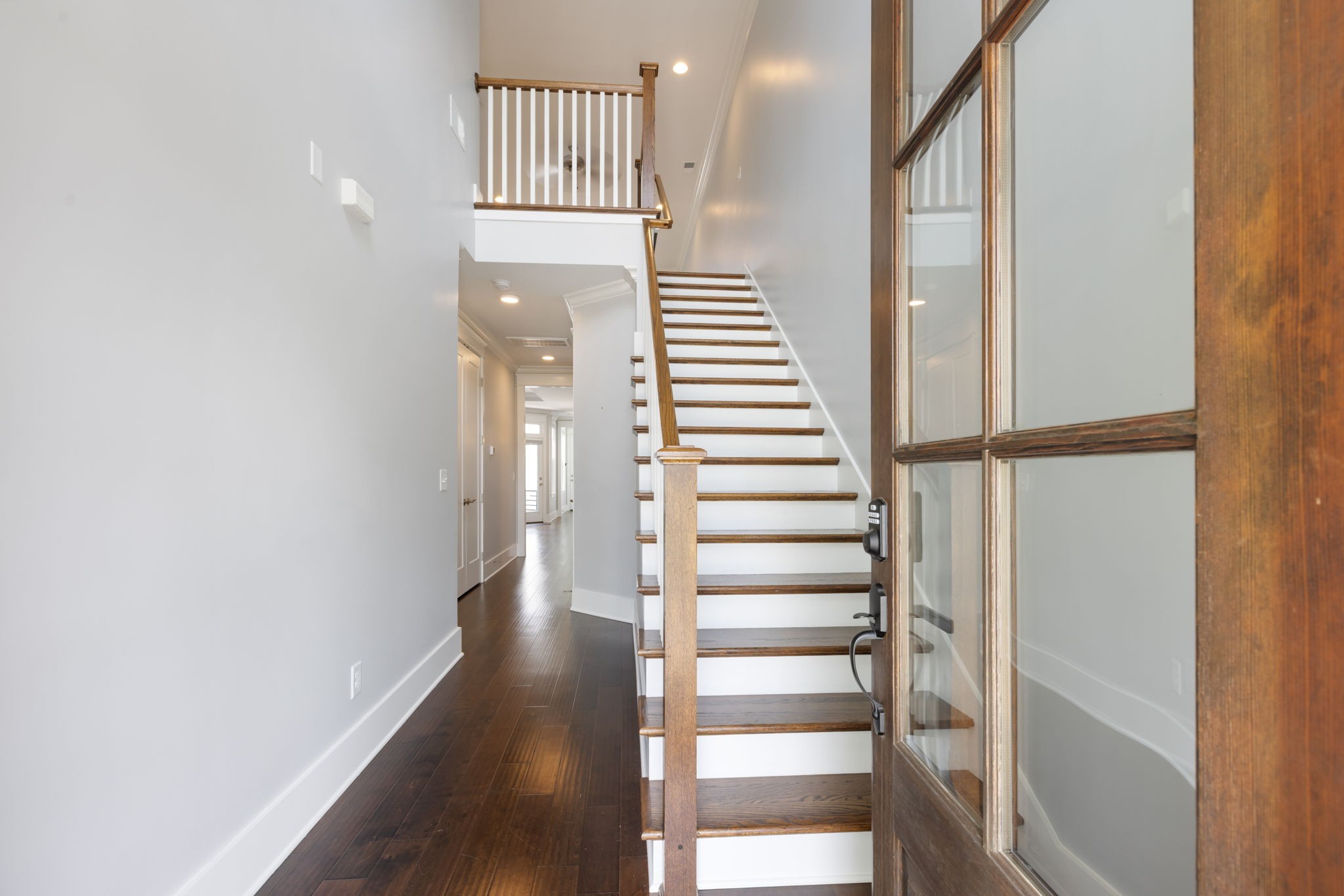 3091 Cheever Street Franklin, TN 37064 - Photo 6 of 36 a view of entryway with wooden floor and stairs