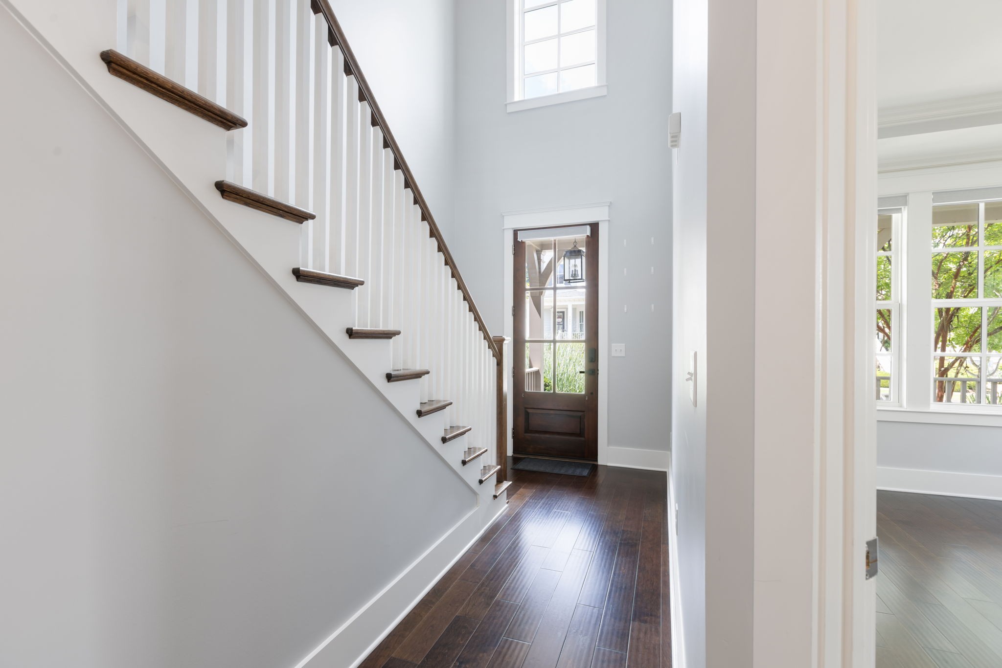3091 Cheever Street Franklin, TN 37064 - Photo 7 of 36 a view of entryway with wooden floor and stairs