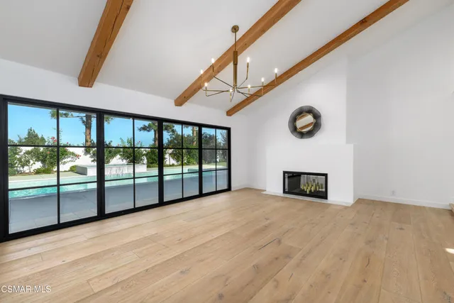 a view of an empty room with window