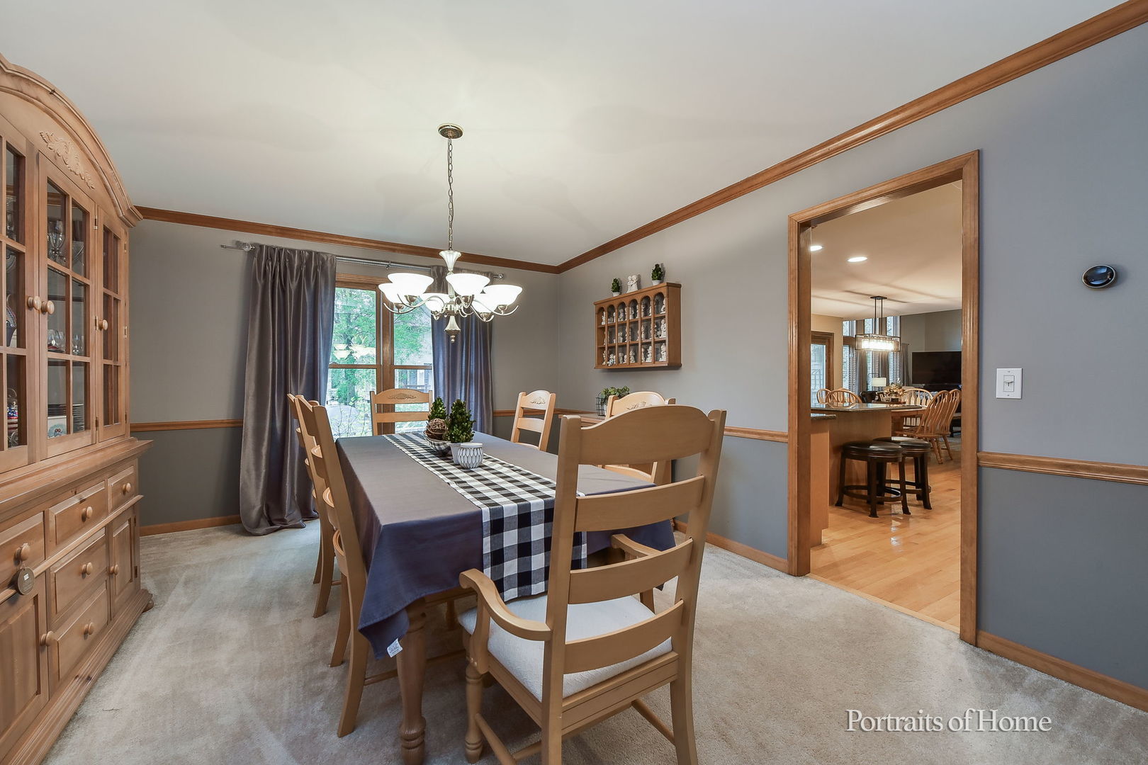 1813 Marne Road Bolingbrook, IL 60490 - Photo 6 of 30 a view of a dining room with furniture and chandelier