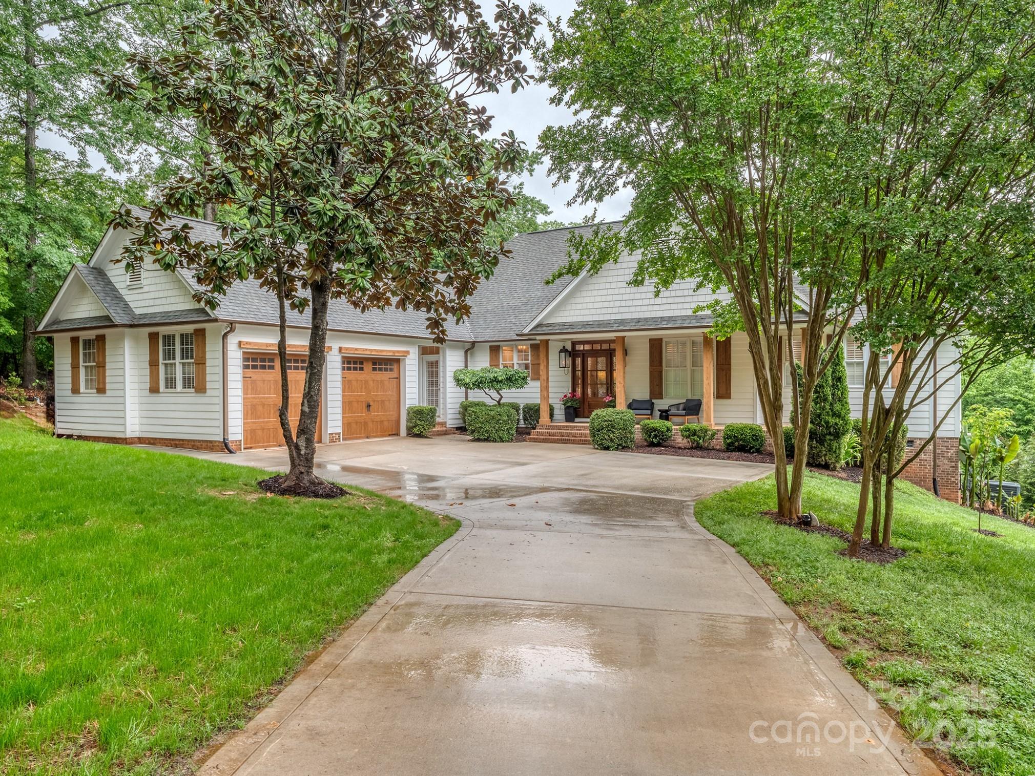 5951 Johnson Road Clover, SC 29710 - Photo 1 of 48 a front view of a house with a yard