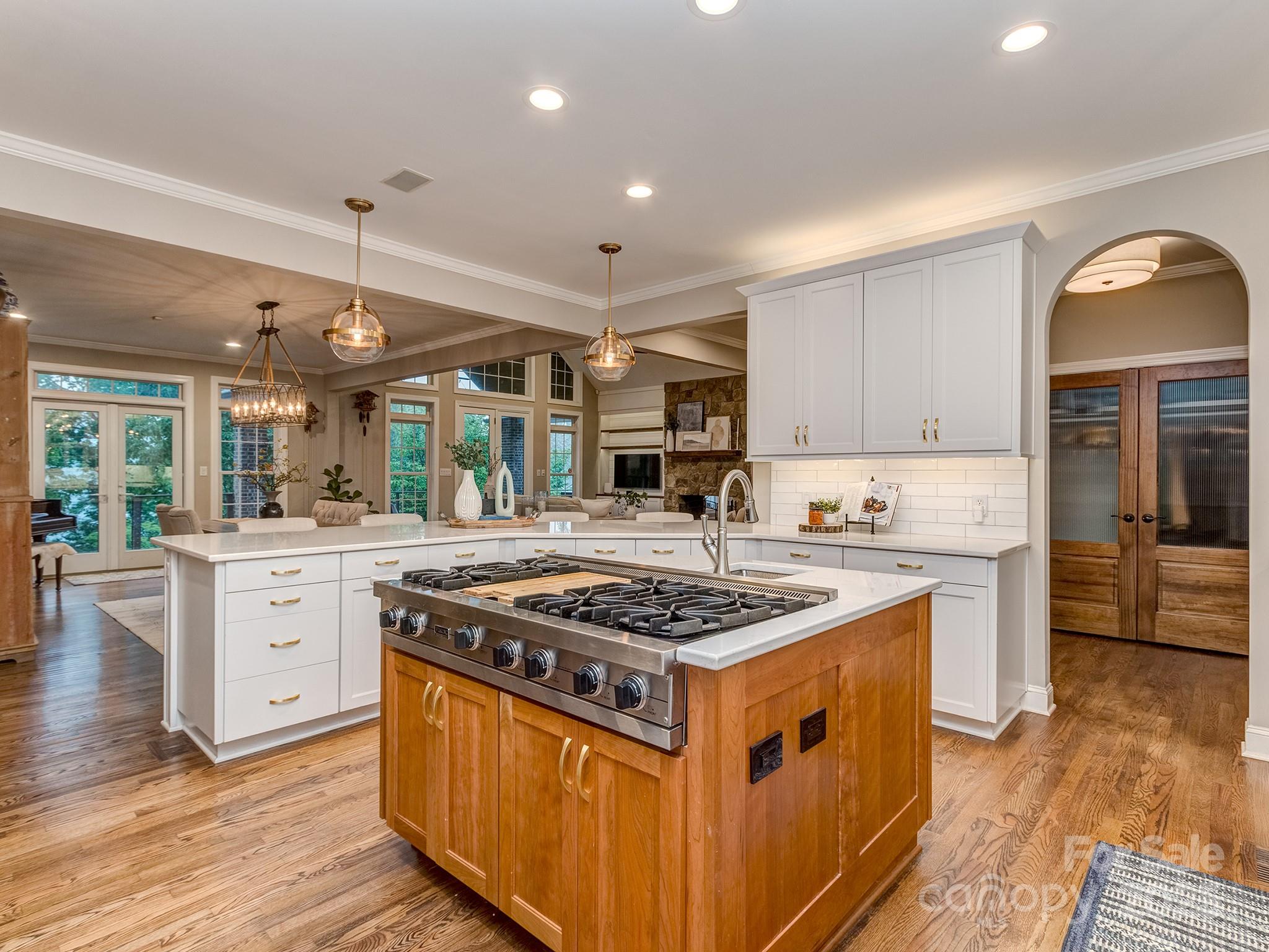 5951 Johnson Road Clover, SC 29710 - Photo 20 of 48 a kitchen with stainless steel appliances granite countertop a stove and a sink