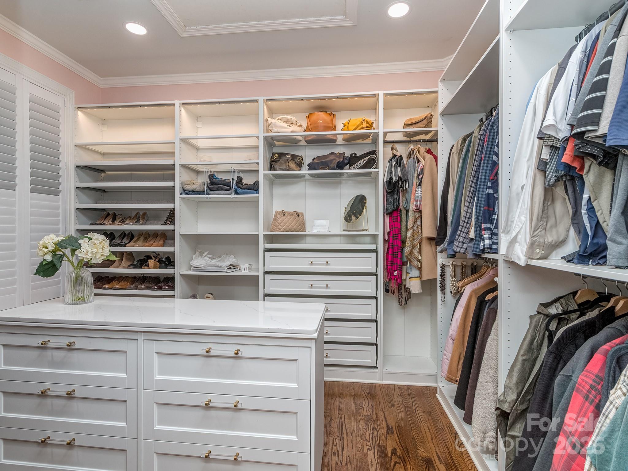 5951 Johnson Road Clover, SC 29710 - Photo 28 of 48 a view of walk in closet with clothes and shoes