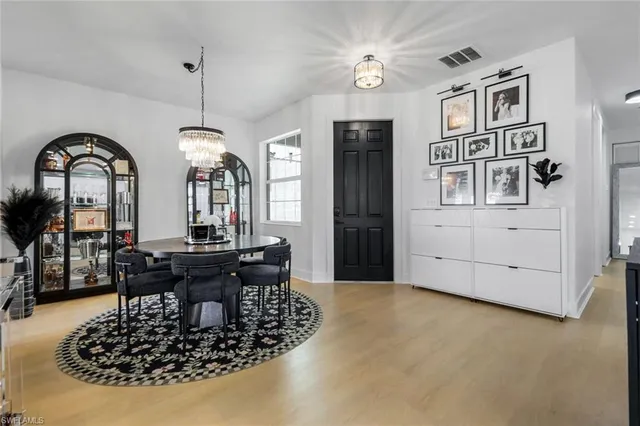 a view of a livingroom with furniture and window