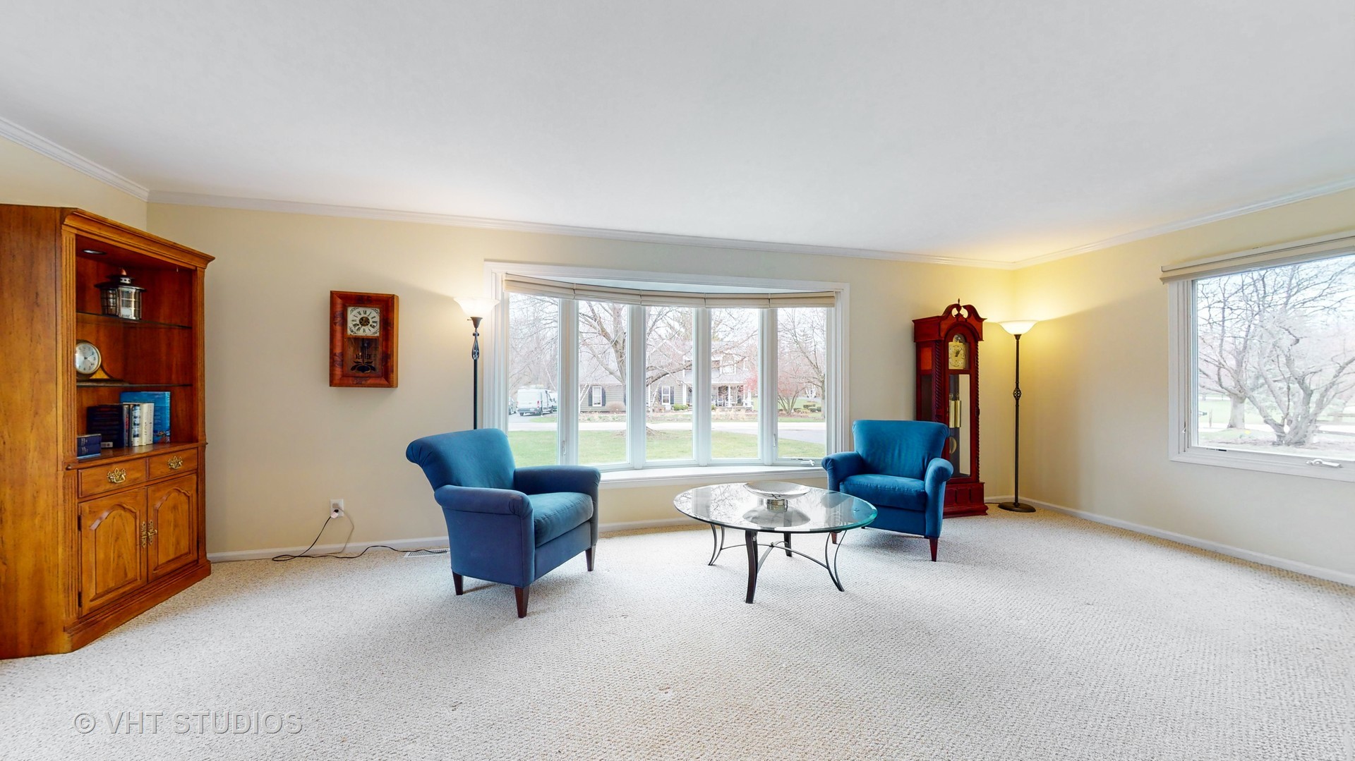 256 Stonegate Road Trout Valley, IL 60013 - Photo 10 of 52 a living room with furniture and a large window
