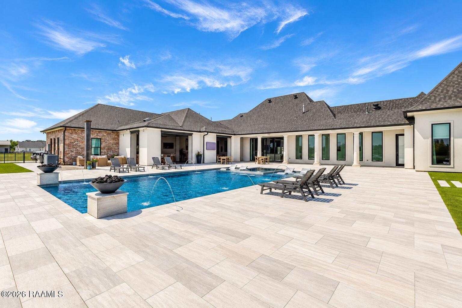 433 Langlinais Road Youngsville, LA 70592 - Photo 45 of 56 78-web-or-mls-Pool angled view 433