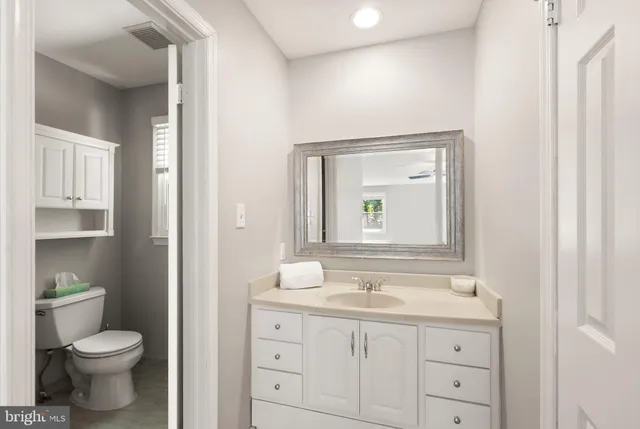 a view of a wooden deck