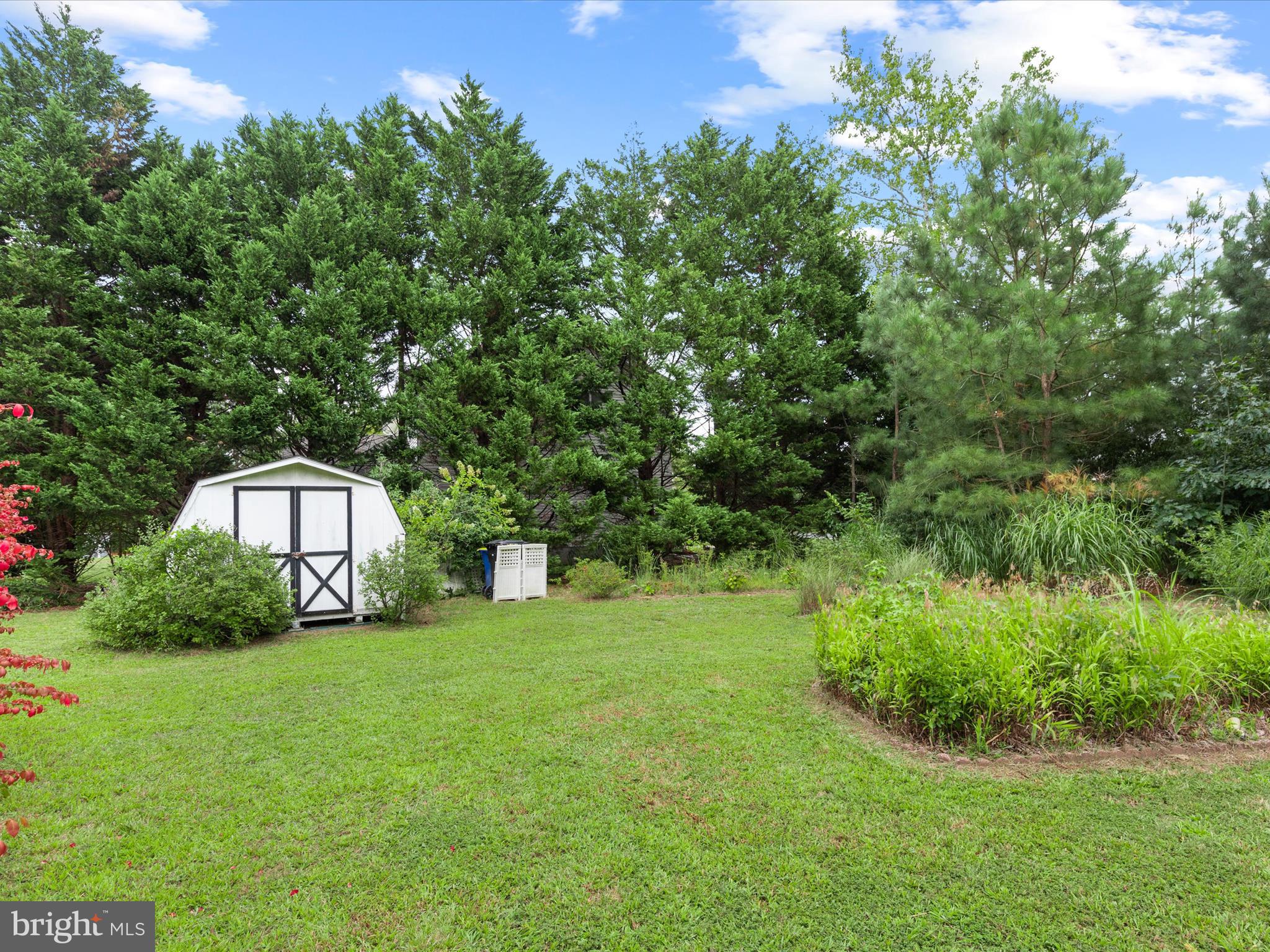 13374 Cove Landing Road Bishopville, MD 21813 - Photo 78 of 108 a view of a garden with large trees