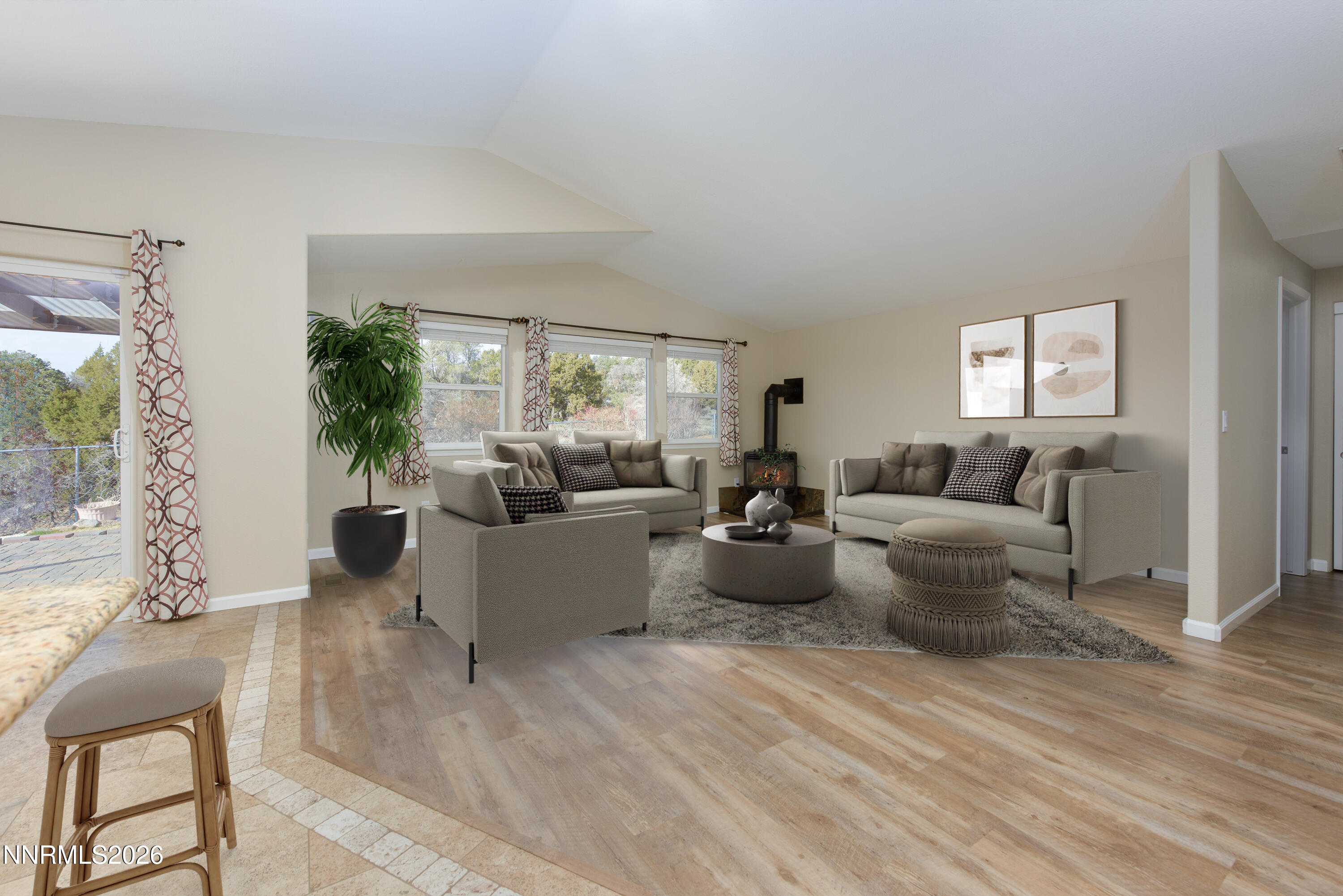 44 Conner Way Gardnerville, NV 89410 - Photo 6 of 38 a living room with furniture and a large window