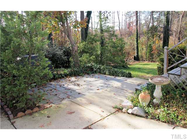 2900 Bannf Court Raleigh, NC 27604 - Photo 19 of 19 a view of a yard with plants and trees