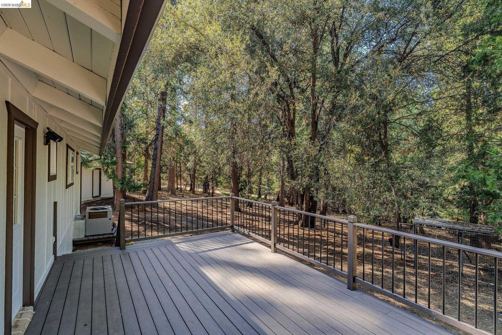 23656 Lightning Pioneer, CA 95666 - Photo 3 of 23 a view of deck with wooden floor and seating space
