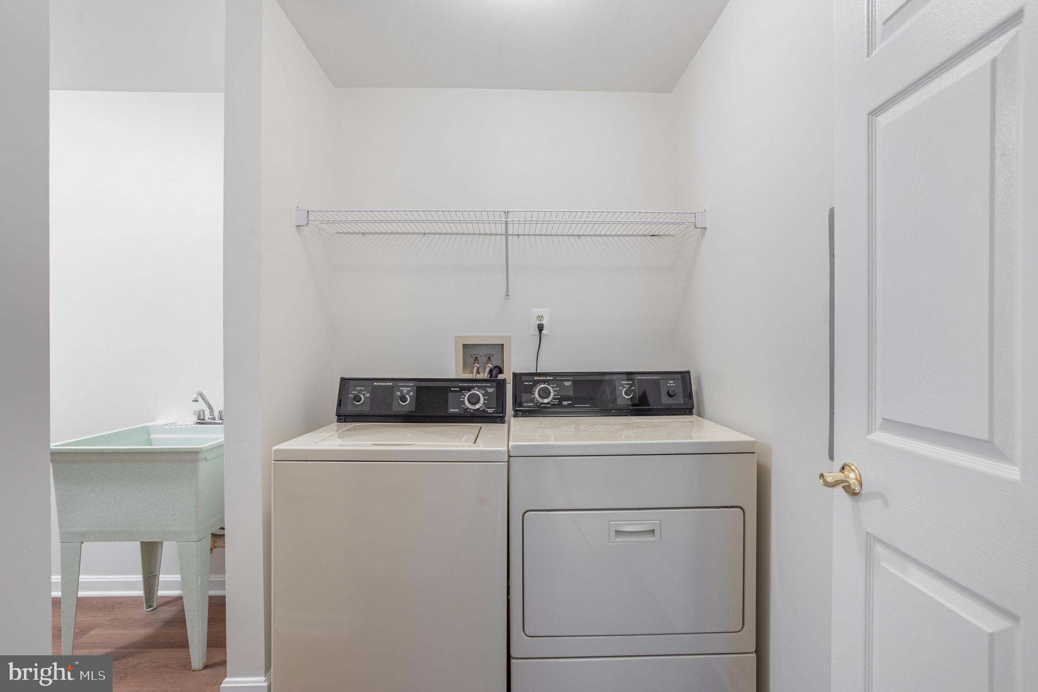 3901 Darleigh Road, Unit C Nottingham, MD 21236 - Photo 19 of 23 a utility room with dryer and washer