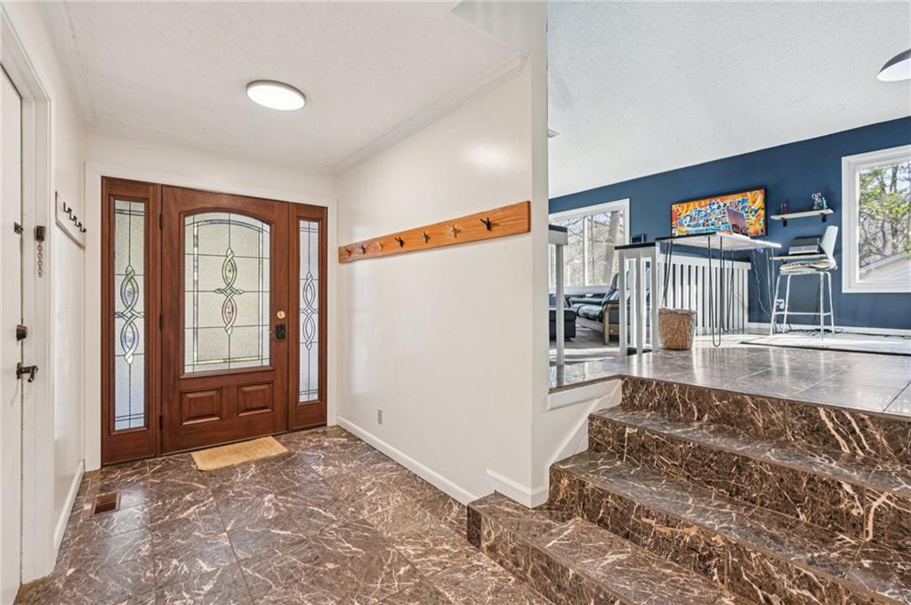 9485 Martin Road Roswell, GA 30076 - Photo 2 of 33 workspace with wooden floor and windows