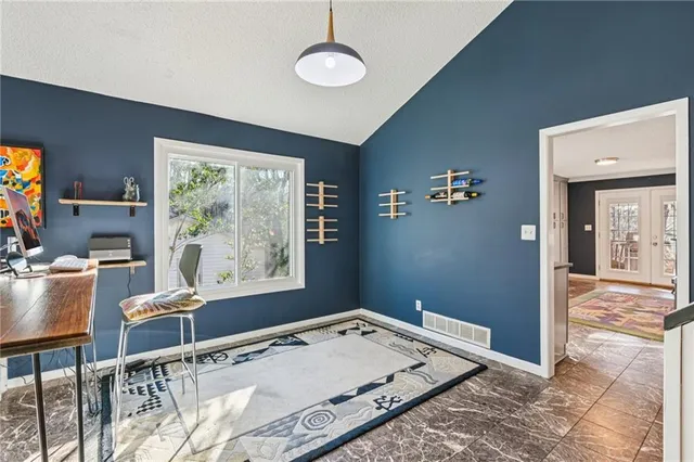 a view of a living room