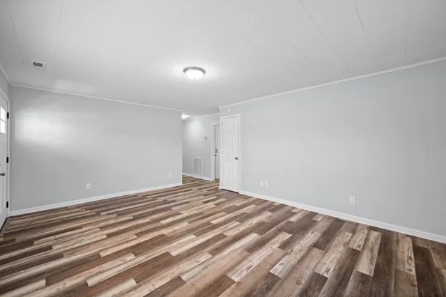 a view of empty room