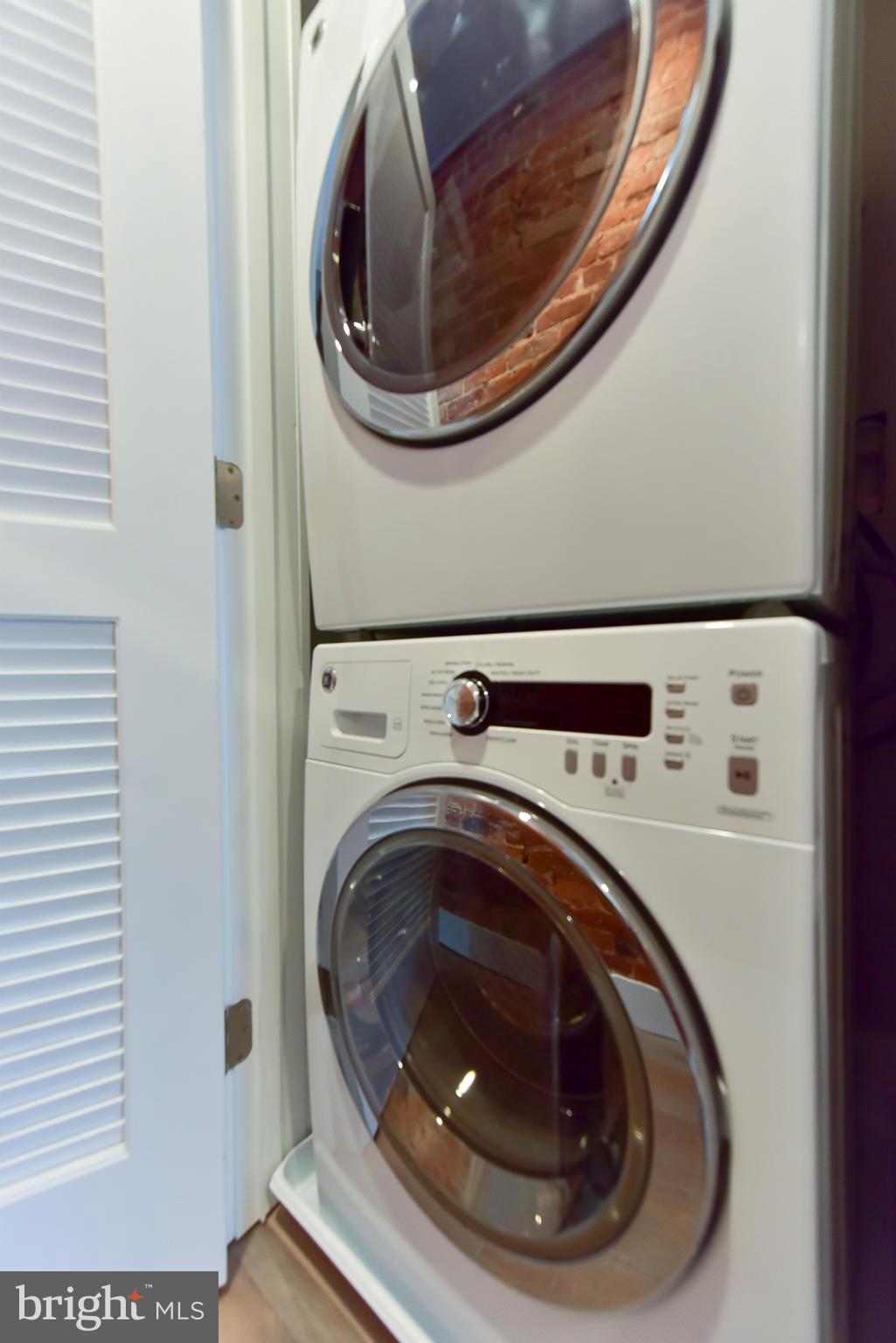 37 Todd Place Northeast, Unit 2 Washington, DC 20002 - Photo 19 of 21 a close up view of washer and dryer