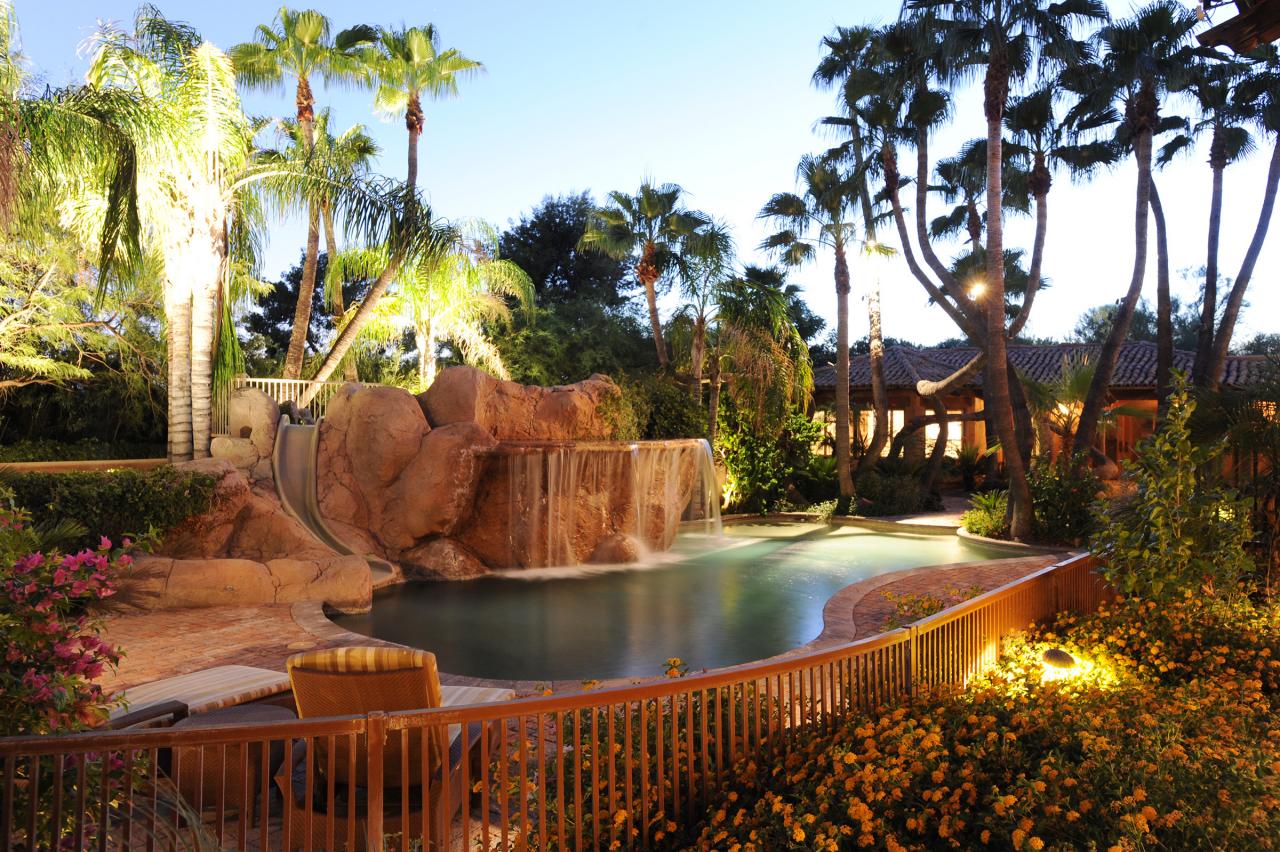 4811 East Pebble Ridge Road Paradise Valley, AZ 85253 - Photo 1 of 20 a view of swimming pool from a lake view