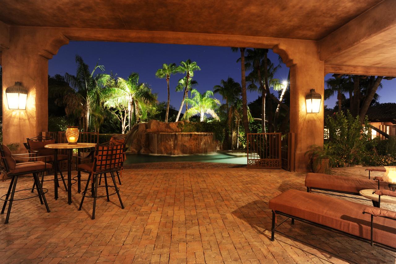 4811 East Pebble Ridge Road Paradise Valley, AZ 85253 - Photo 20 of 20 a view of a chairs and tables in the patio