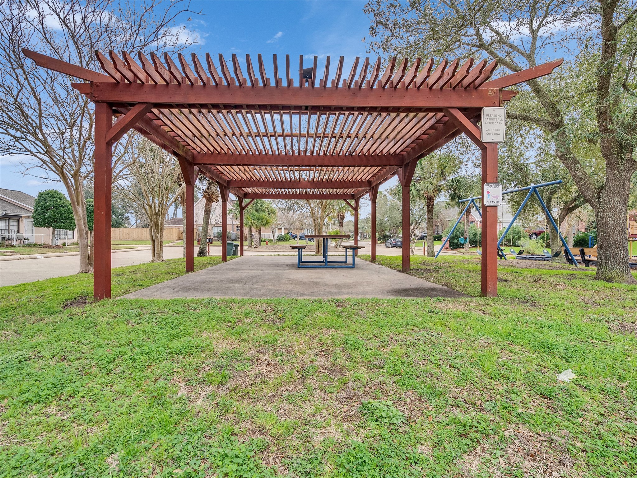 10109 Schaper Road Galveston, TX 77554 - Photo 32 of 33 a view of a big yard next to a road