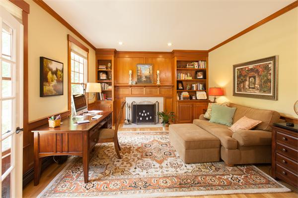 52 MacMillan Drive Concord, MA 01742 - Photo 13 of 23 a living room with furniture a window and a fireplace