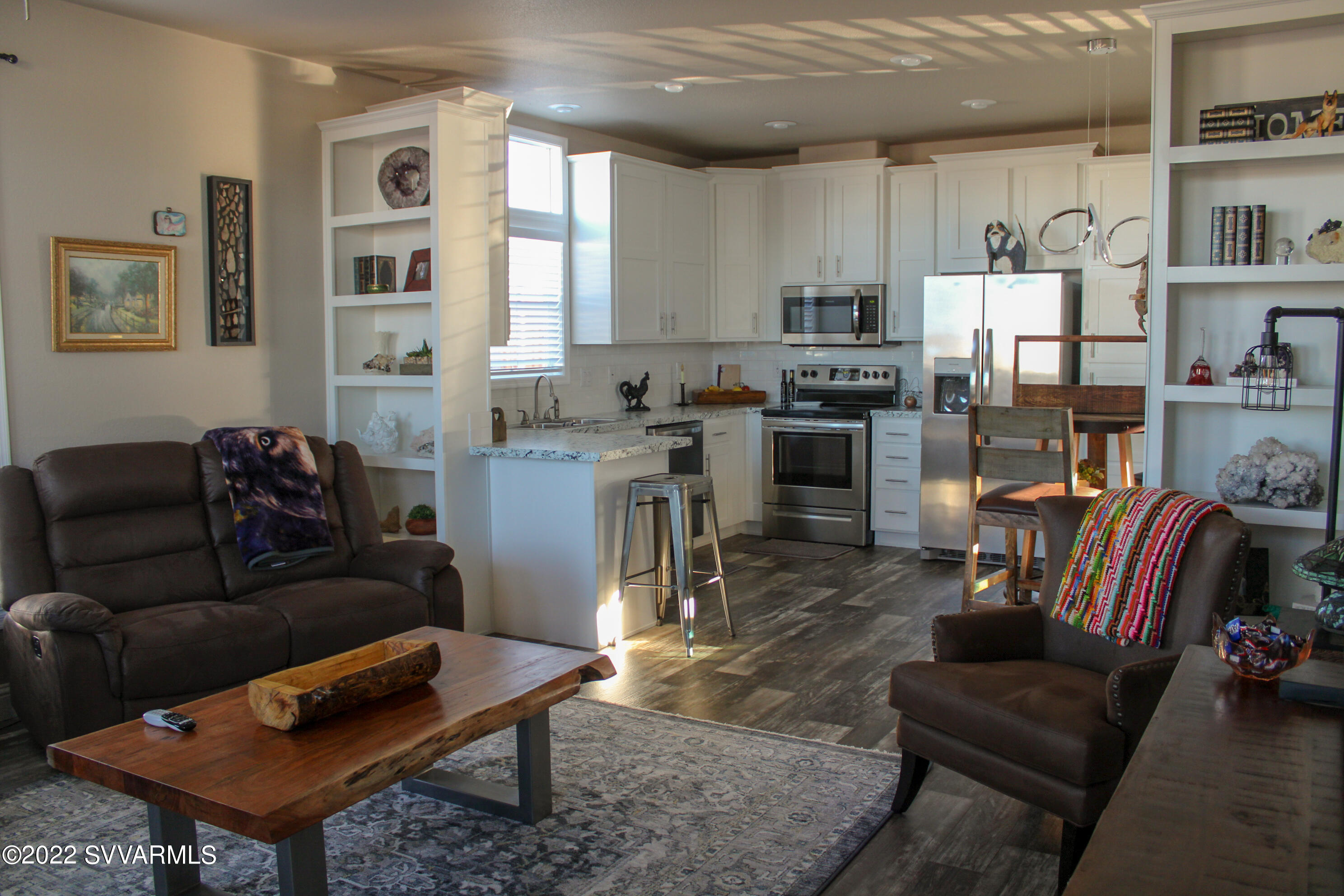 1023 Thorton Road, Unit 18 Camp Verde, AZ 86322 - Photo 2 of 33 Overview of Kitchen and Living Room