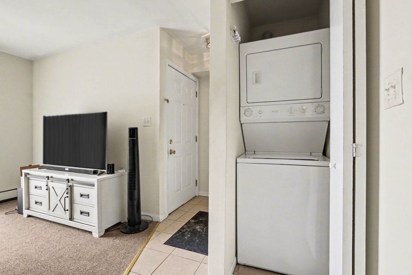 1900 Light Road, Unit 210 Oswego, IL 60543 - Photo 6 of 15 a view of kitchen with washer and dryer