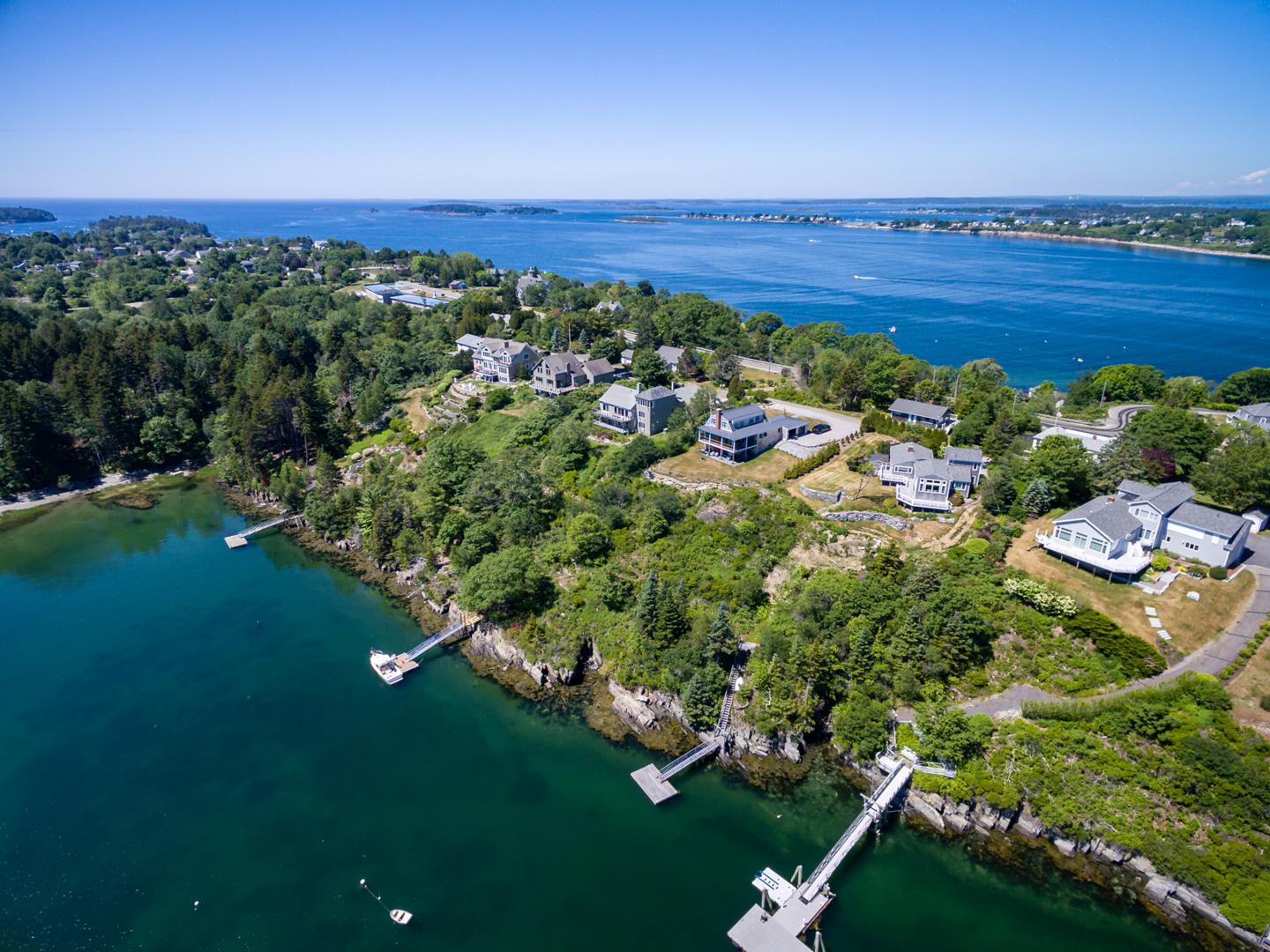 28 Water Cove Road Harpswell, ME 04003 - Photo 35 of 39 4-Aerial Westerly-Southwesterly Facing