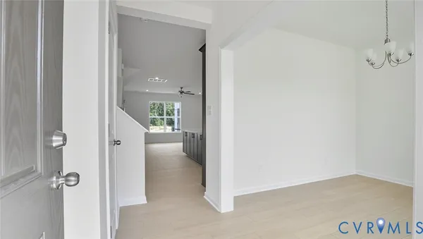 wooden floor in a gallery