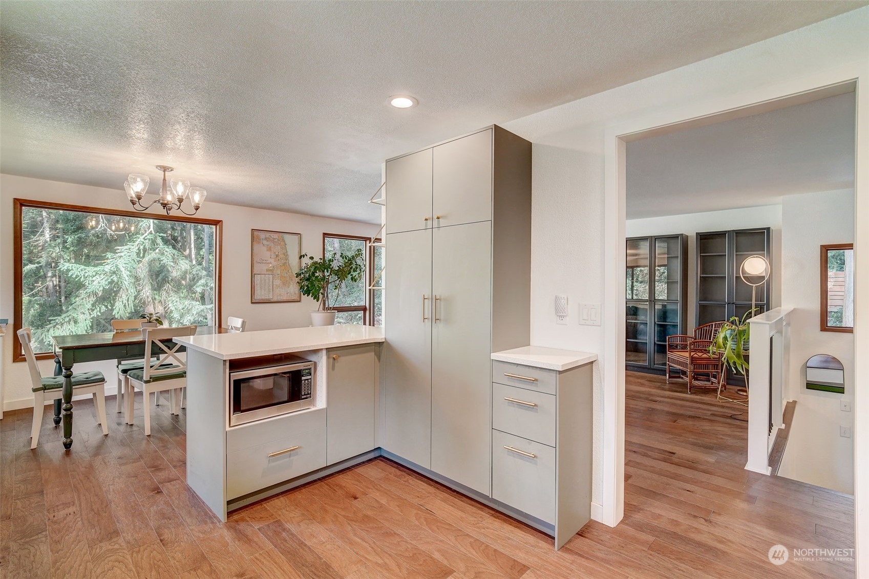 8825 Shell Place Edmonds, WA 98026 - Photo 12 of 40 a view of kitchen with sink and refrigerator