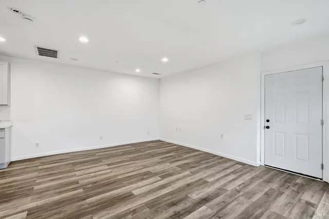 wooden floor in a room