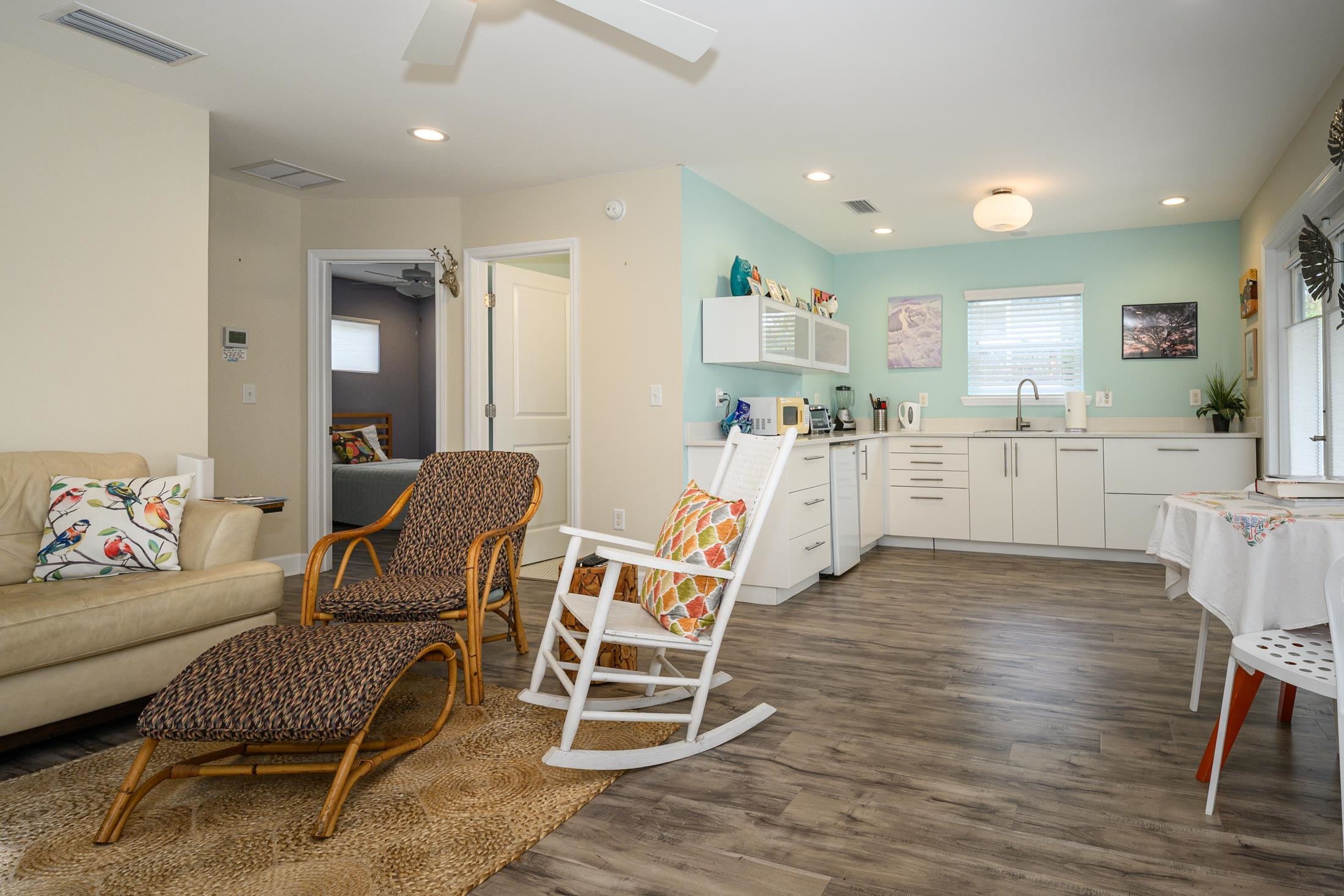 24 Saragossa Street St. Augustine, FL 32084 - Photo 79 of 99 a living room with furniture and wooden floor
