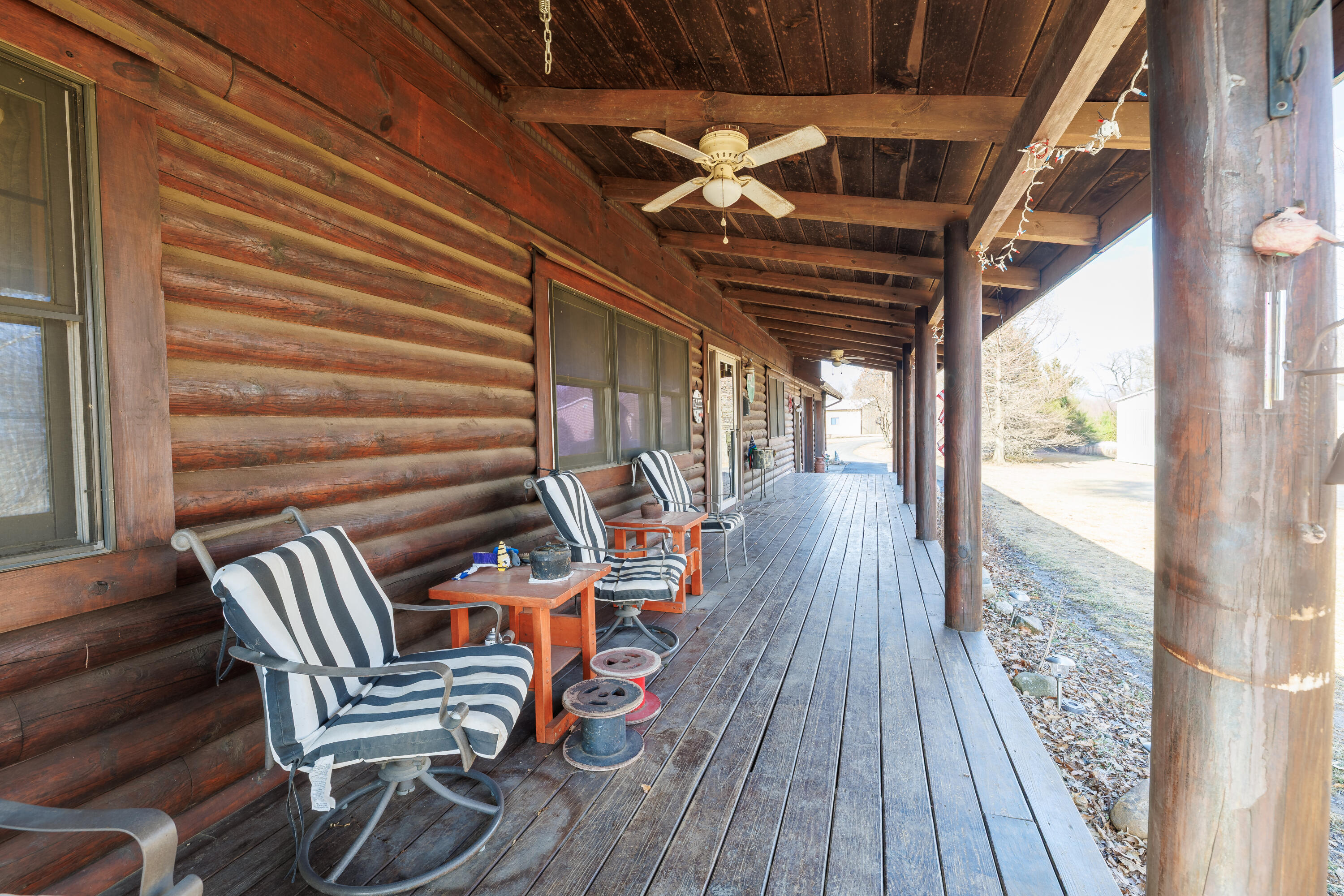 7523 West 850th Street South Rensselaer, IN 47978 - Photo 15 of 39 a view of chairs in wooden deck