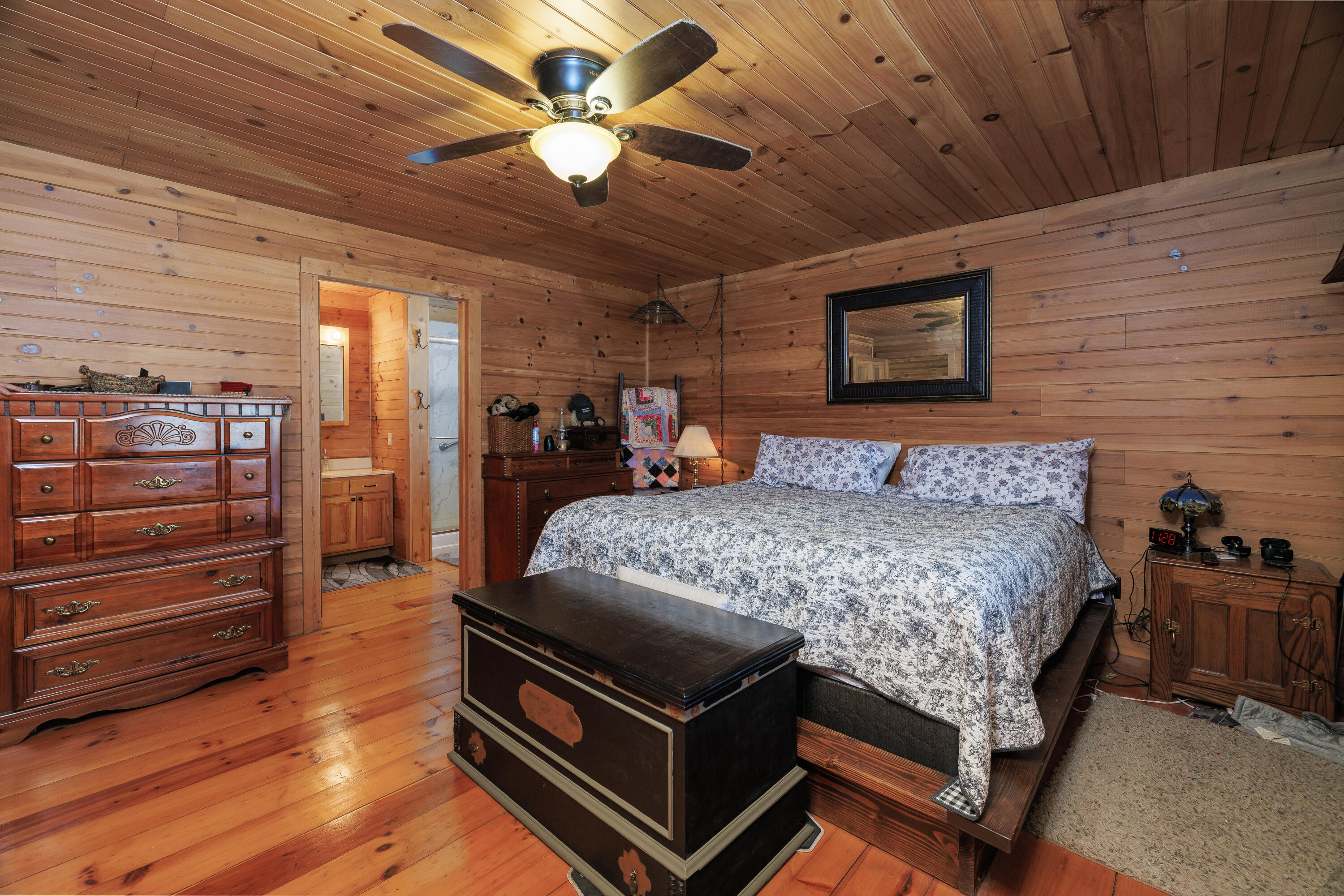 7523 West 850th Street South Rensselaer, IN 47978 - Photo 28 of 39 a bedroom with a bed and furniture