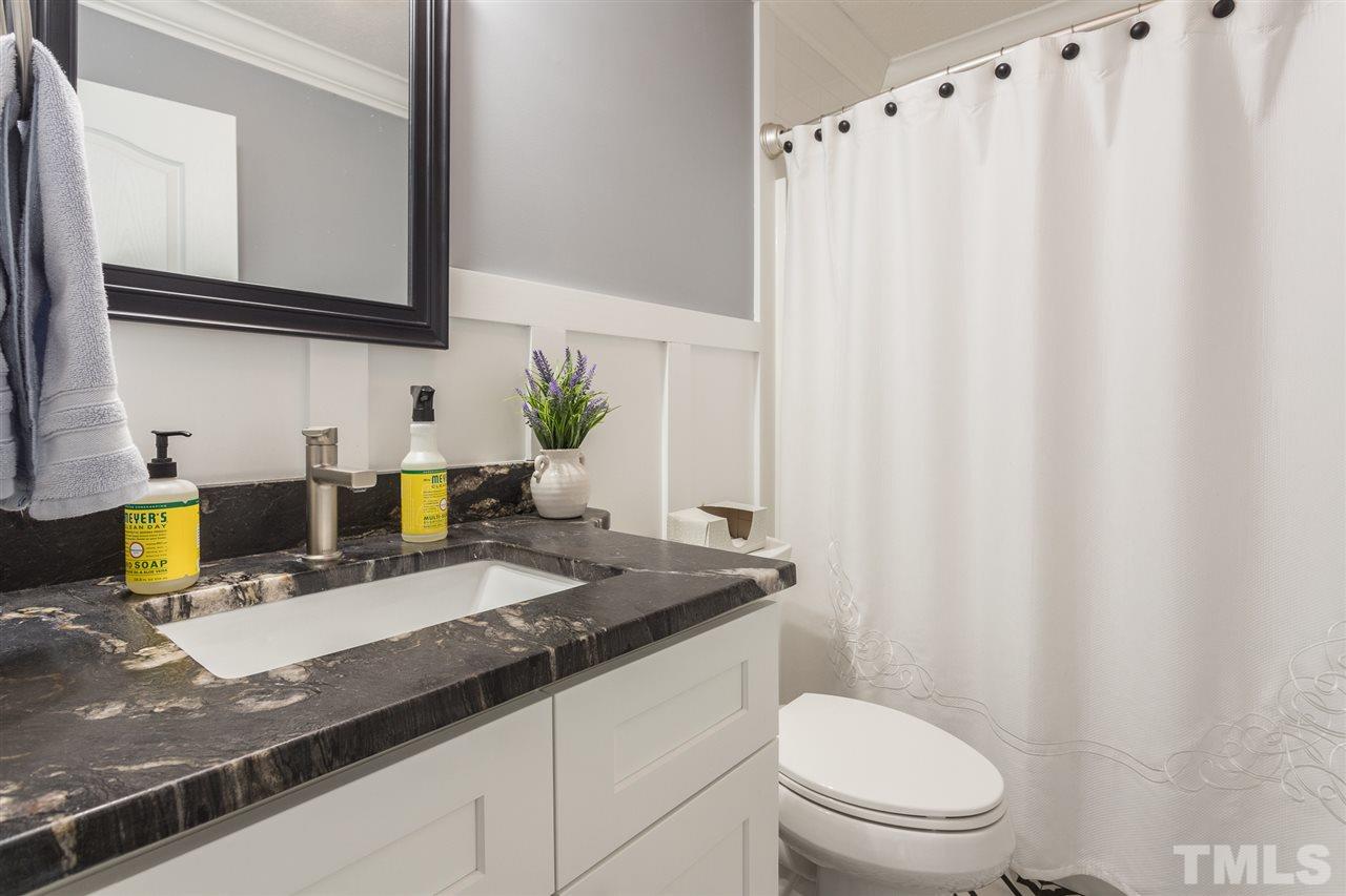 3374 Prophecy Road Middlesex, NC 27557 - Photo 16 of 21 Second bathroom with stylish updates!