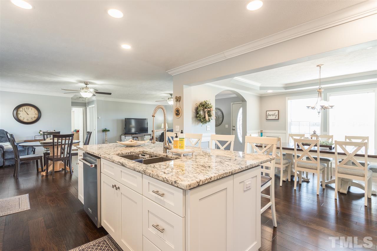 3374 Prophecy Road Middlesex, NC 27557 - Photo 7 of 21 Open concept to dining room, breakfast area and family room!